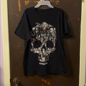 The walking dead skull shirt